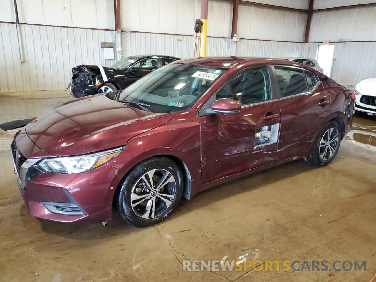 1 Photograph of a damaged car 3N1AB8CV5LY233339 NISSAN SENTRA 2020