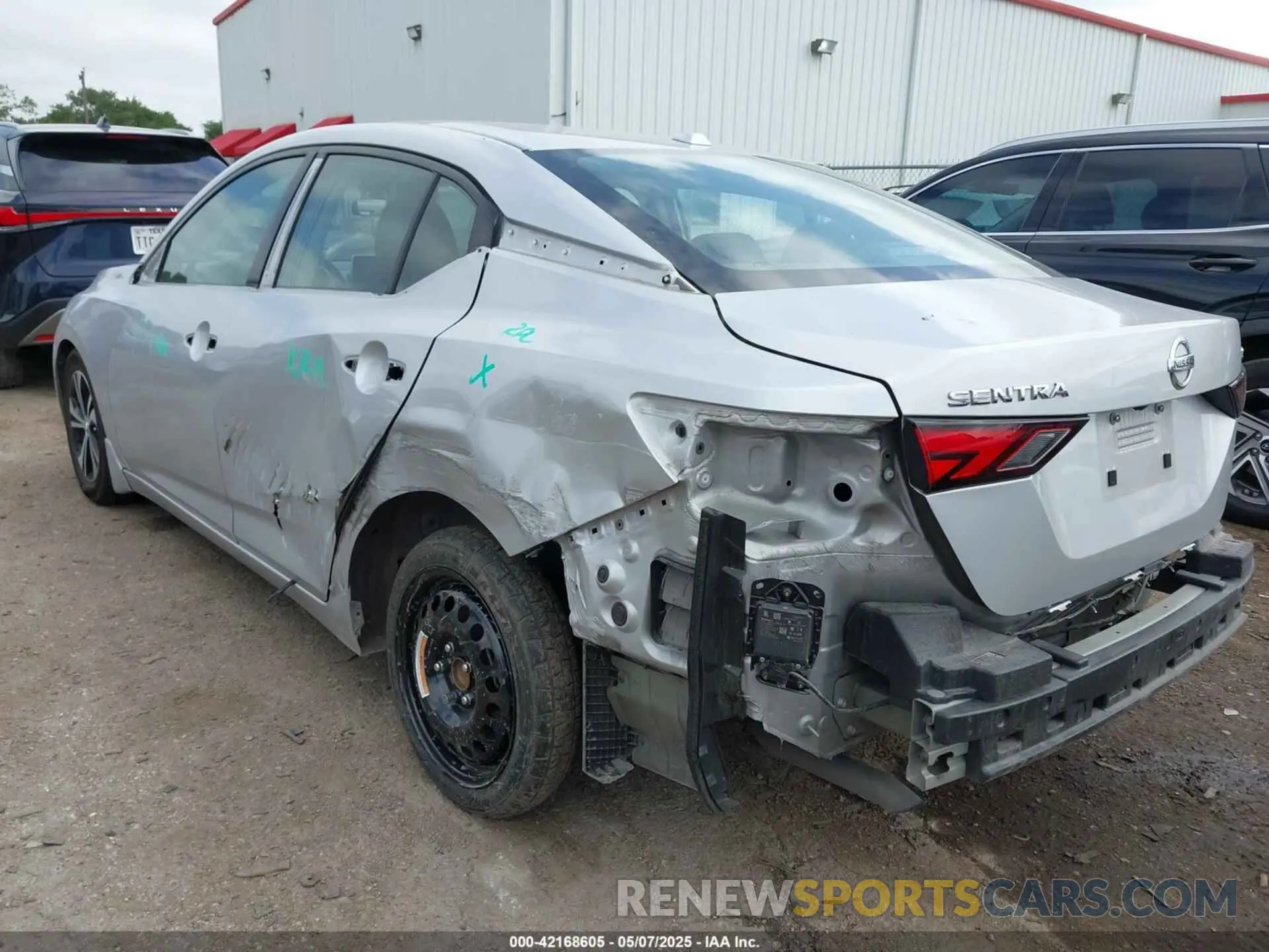 3 Photograph of a damaged car 3N1AB8CV5LY247189 NISSAN SENTRA 2020