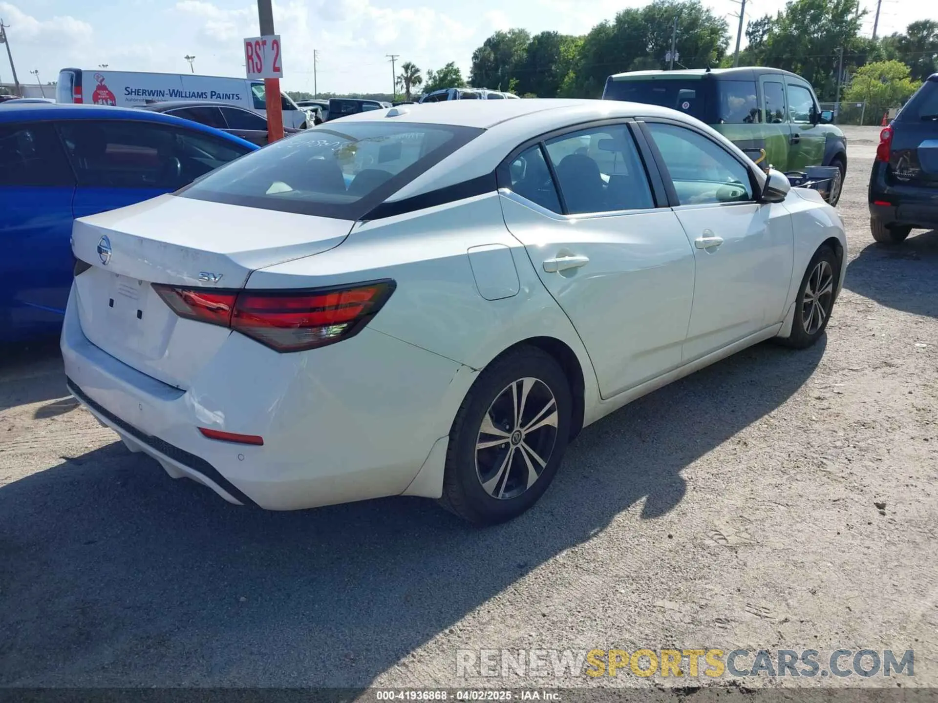 4 Фотография поврежденного автомобиля 3N1AB8CV5LY257351 NISSAN SENTRA 2020