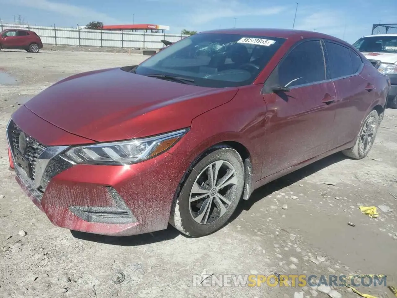1 Photograph of a damaged car 3N1AB8CV5LY263456 NISSAN SENTRA 2020