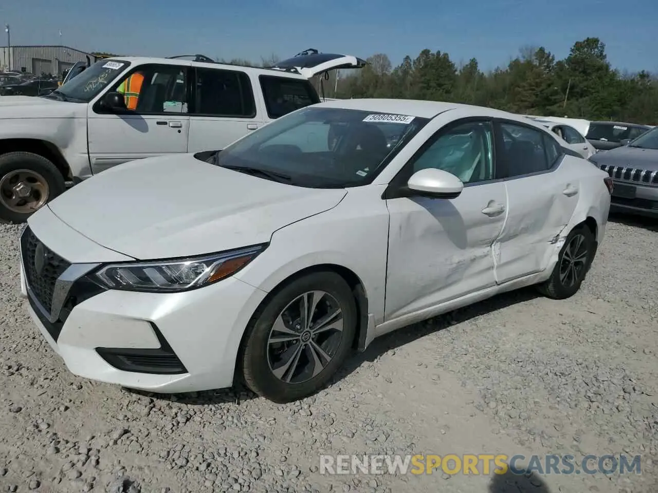 1 Photograph of a damaged car 3N1AB8CV5LY276854 NISSAN SENTRA 2020
