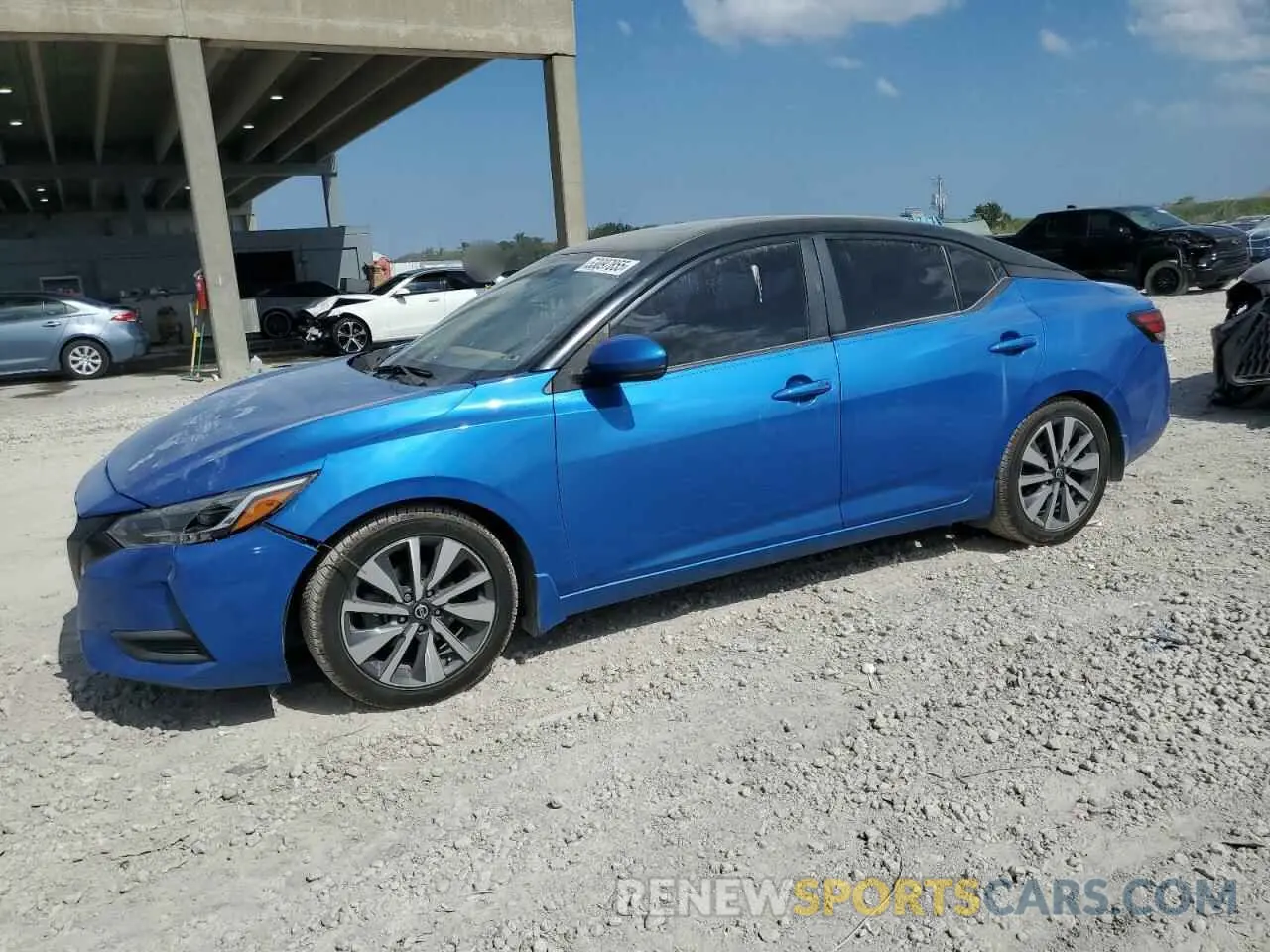 1 Photograph of a damaged car 3N1AB8CV6LY208675 NISSAN SENTRA 2020
