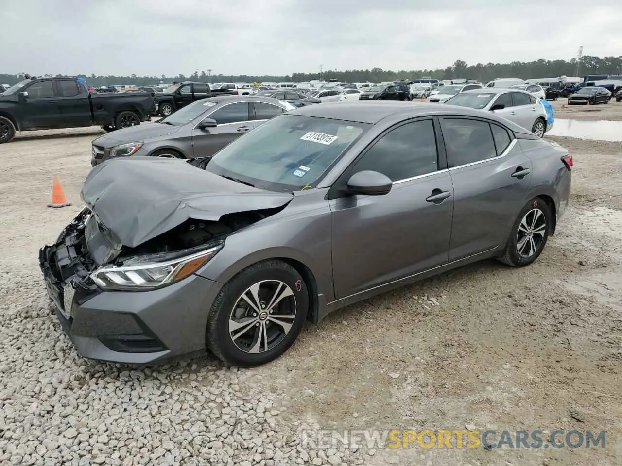 1 Photograph of a damaged car 3N1AB8CV6LY209082 NISSAN SENTRA 2020