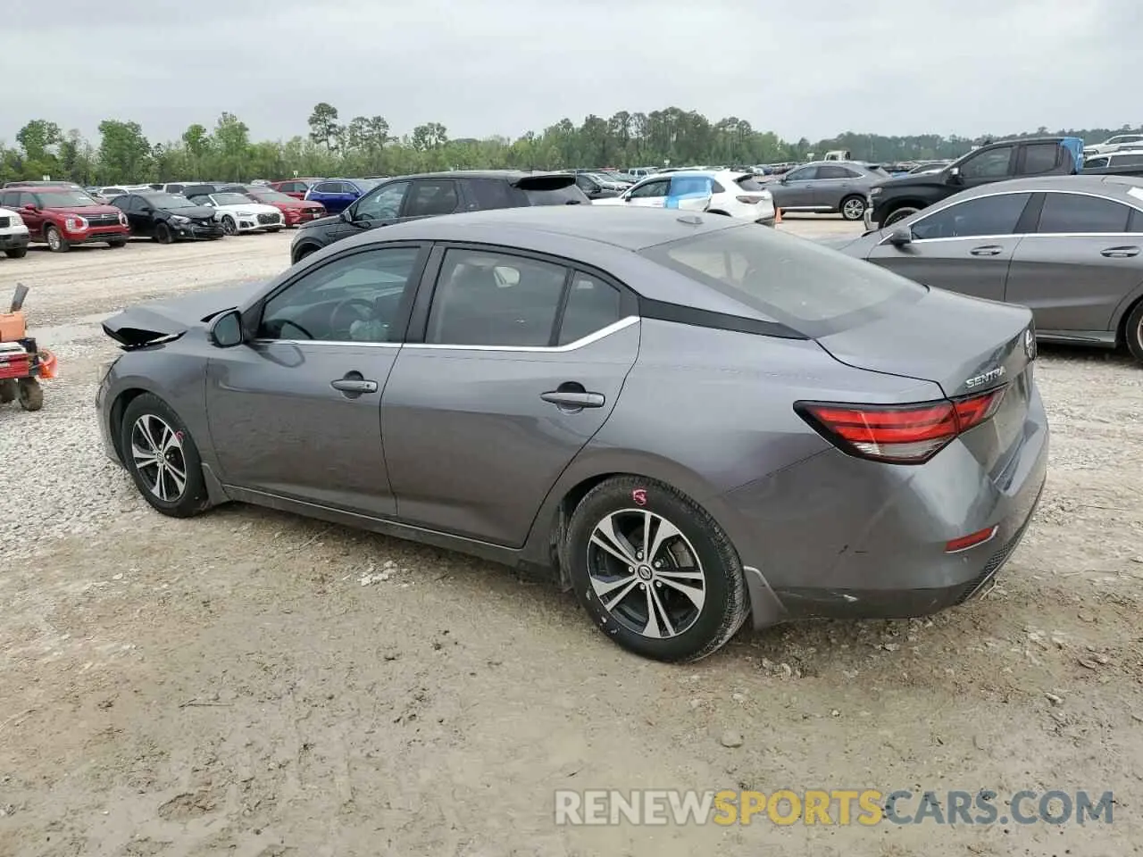 2 Photograph of a damaged car 3N1AB8CV6LY209082 NISSAN SENTRA 2020