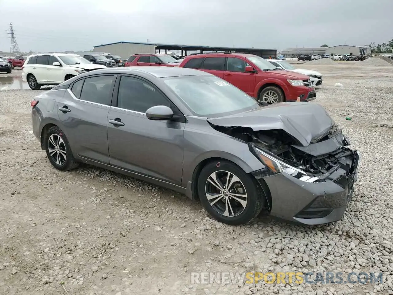 4 Photograph of a damaged car 3N1AB8CV6LY209082 NISSAN SENTRA 2020