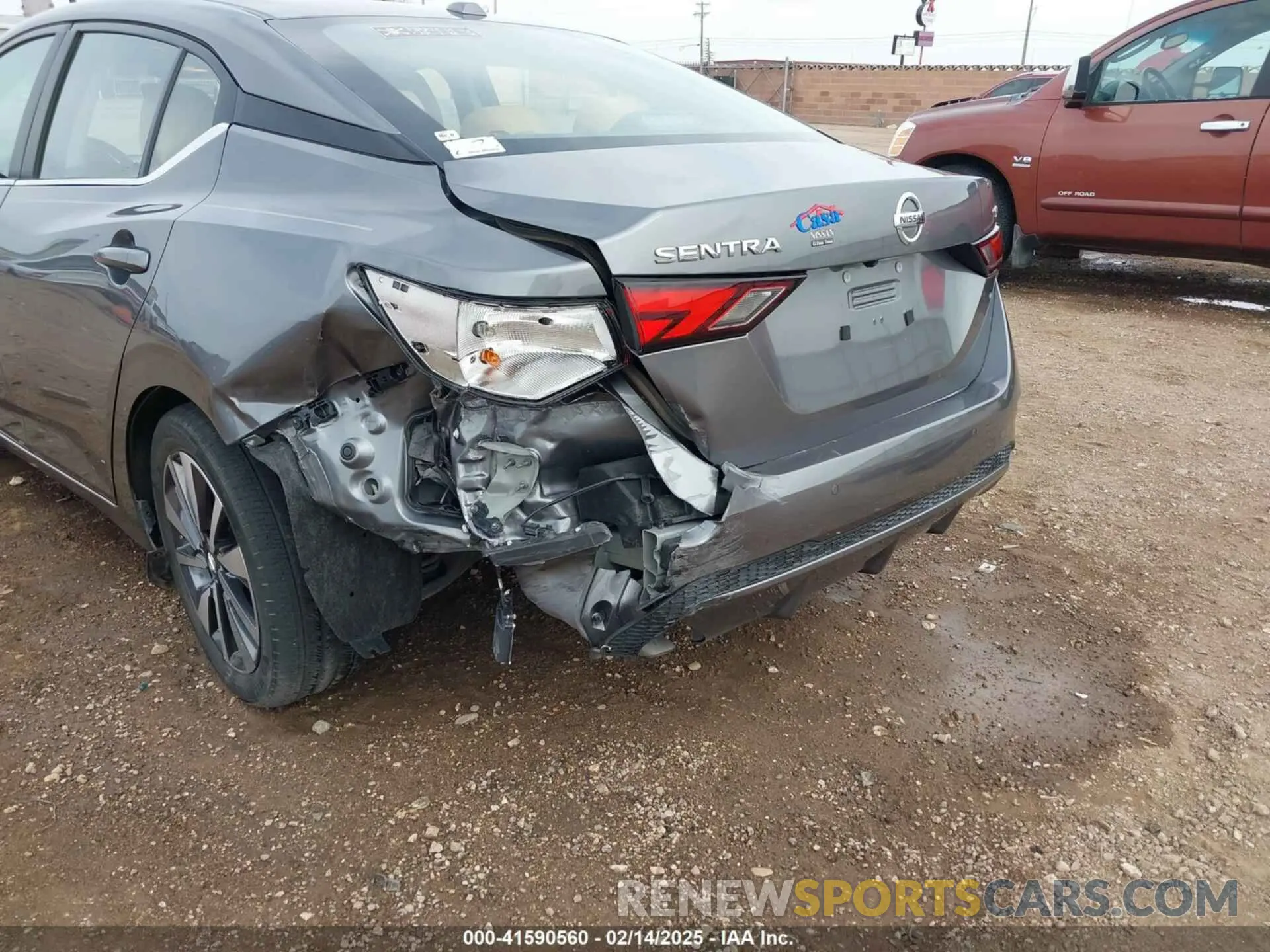 6 Photograph of a damaged car 3N1AB8CV6LY216243 NISSAN SENTRA 2020