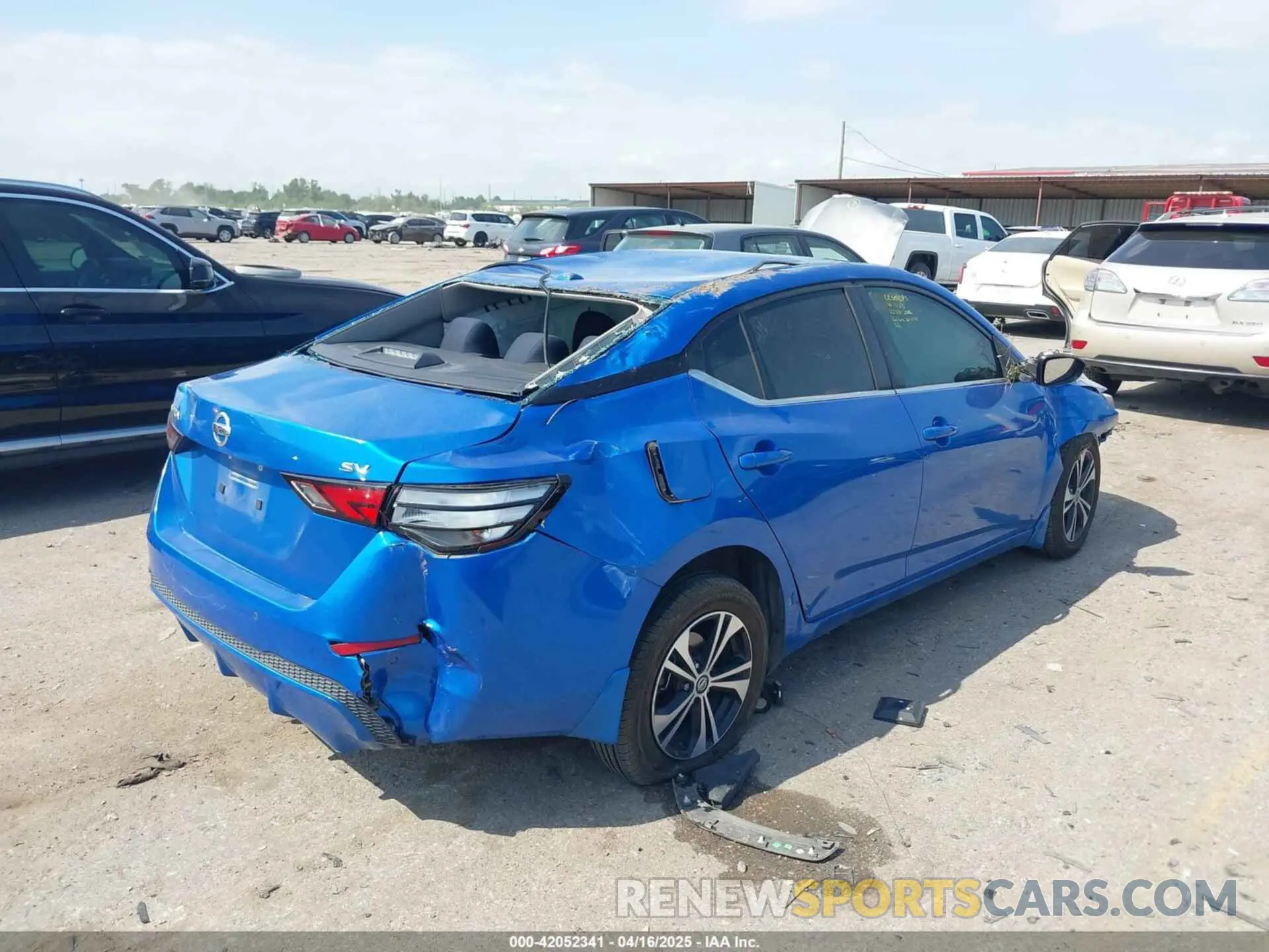 4 Photograph of a damaged car 3N1AB8CV6LY232586 NISSAN SENTRA 2020