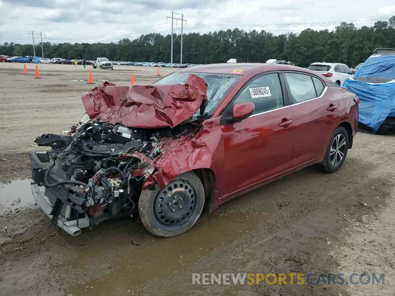 1 Photograph of a damaged car 3N1AB8CV6LY240428 NISSAN SENTRA 2020