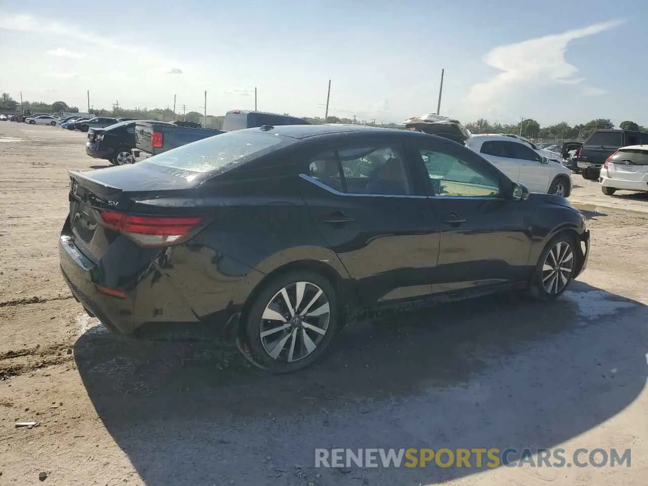 3 Photograph of a damaged car 3N1AB8CV6LY253843 NISSAN SENTRA 2020