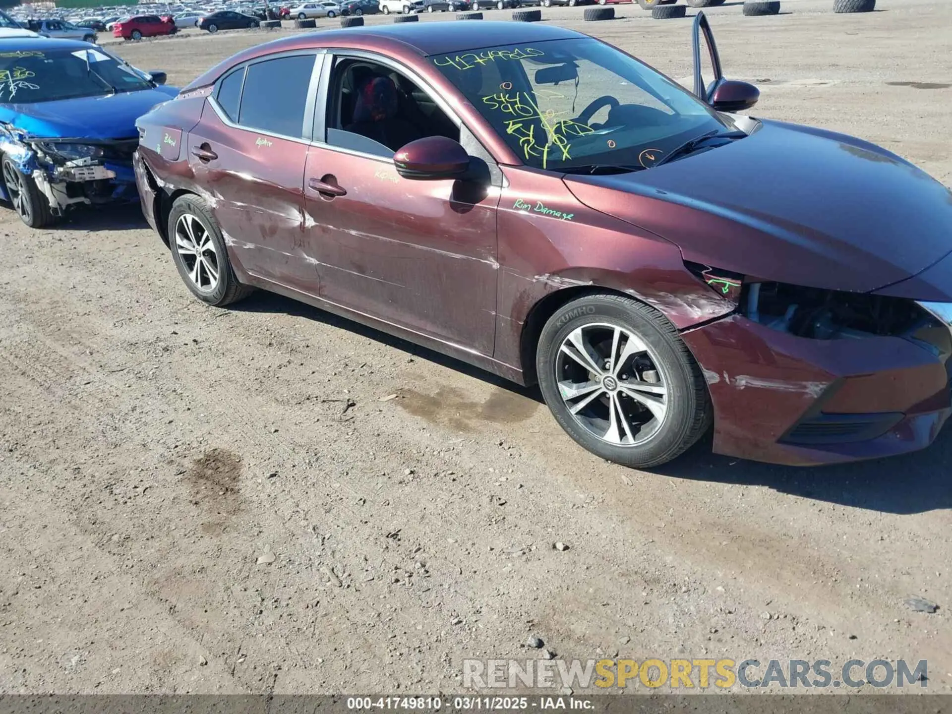 6 Фотография поврежденного автомобиля 3N1AB8CV6LY259139 NISSAN SENTRA 2020