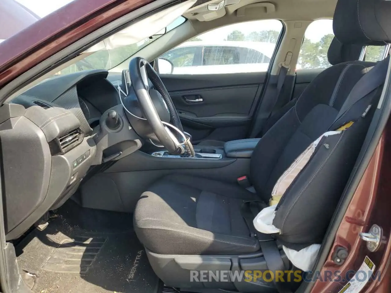 7 Photograph of a damaged car 3N1AB8CV7LY203551 NISSAN SENTRA 2020