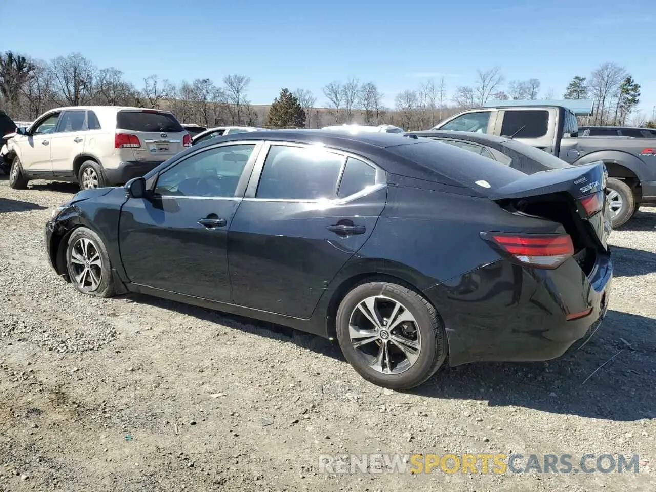 2 Photograph of a damaged car 3N1AB8CV7LY231382 NISSAN SENTRA 2020