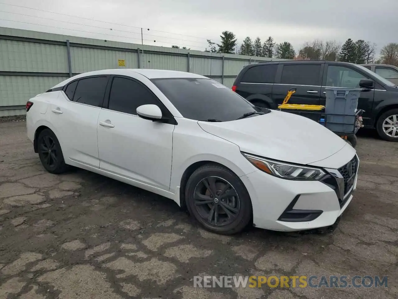 4 Фотография поврежденного автомобиля 3N1AB8CV7LY244150 NISSAN SENTRA 2020