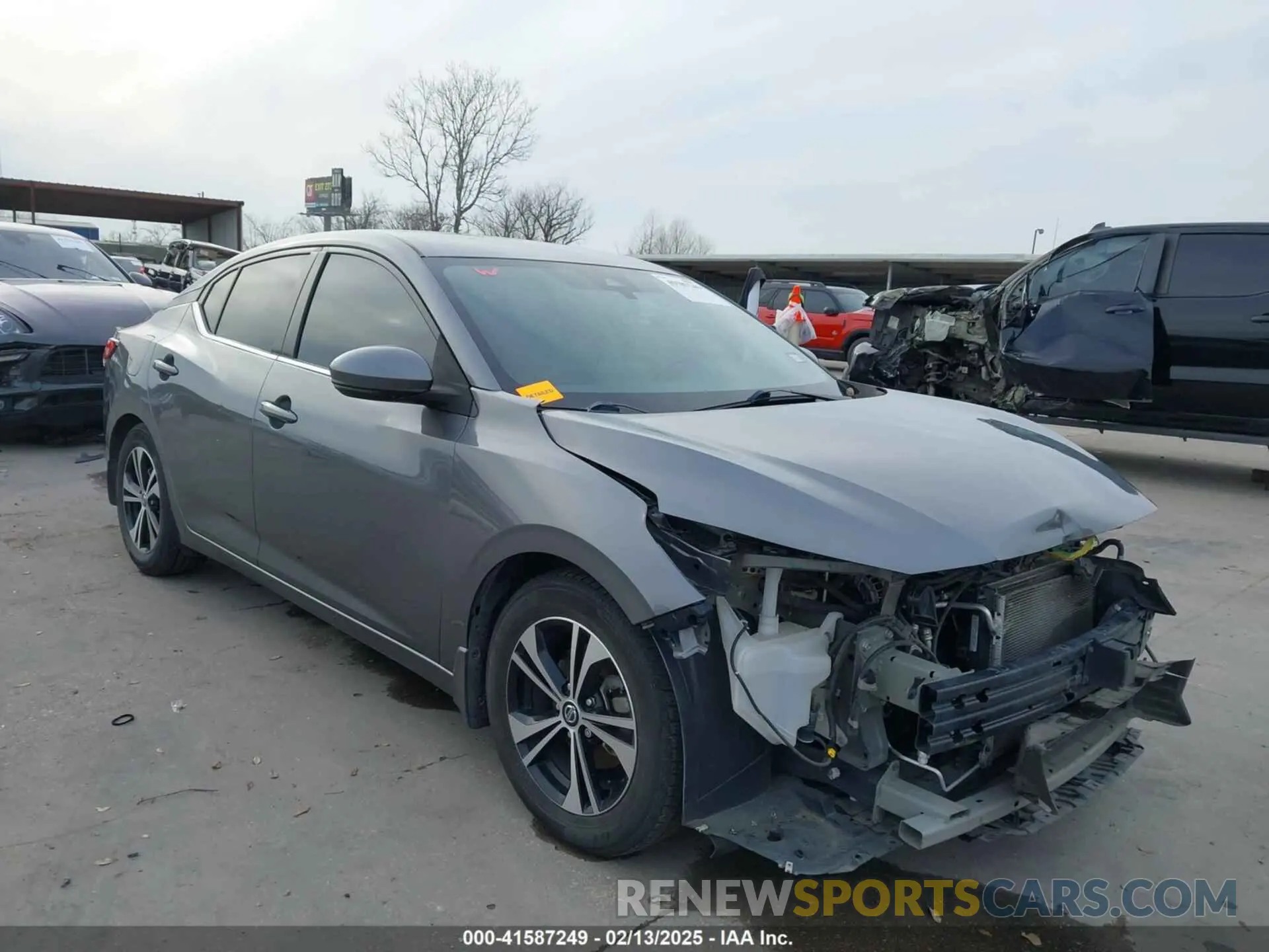 1 Фотография поврежденного автомобиля 3N1AB8CV7LY262020 NISSAN SENTRA 2020