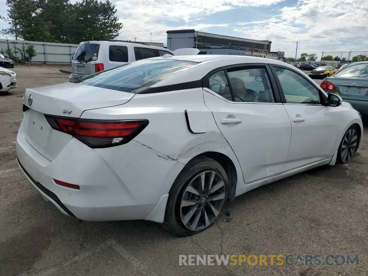 3 Фотография поврежденного автомобиля 3N1AB8CV7LY269355 NISSAN SENTRA 2020