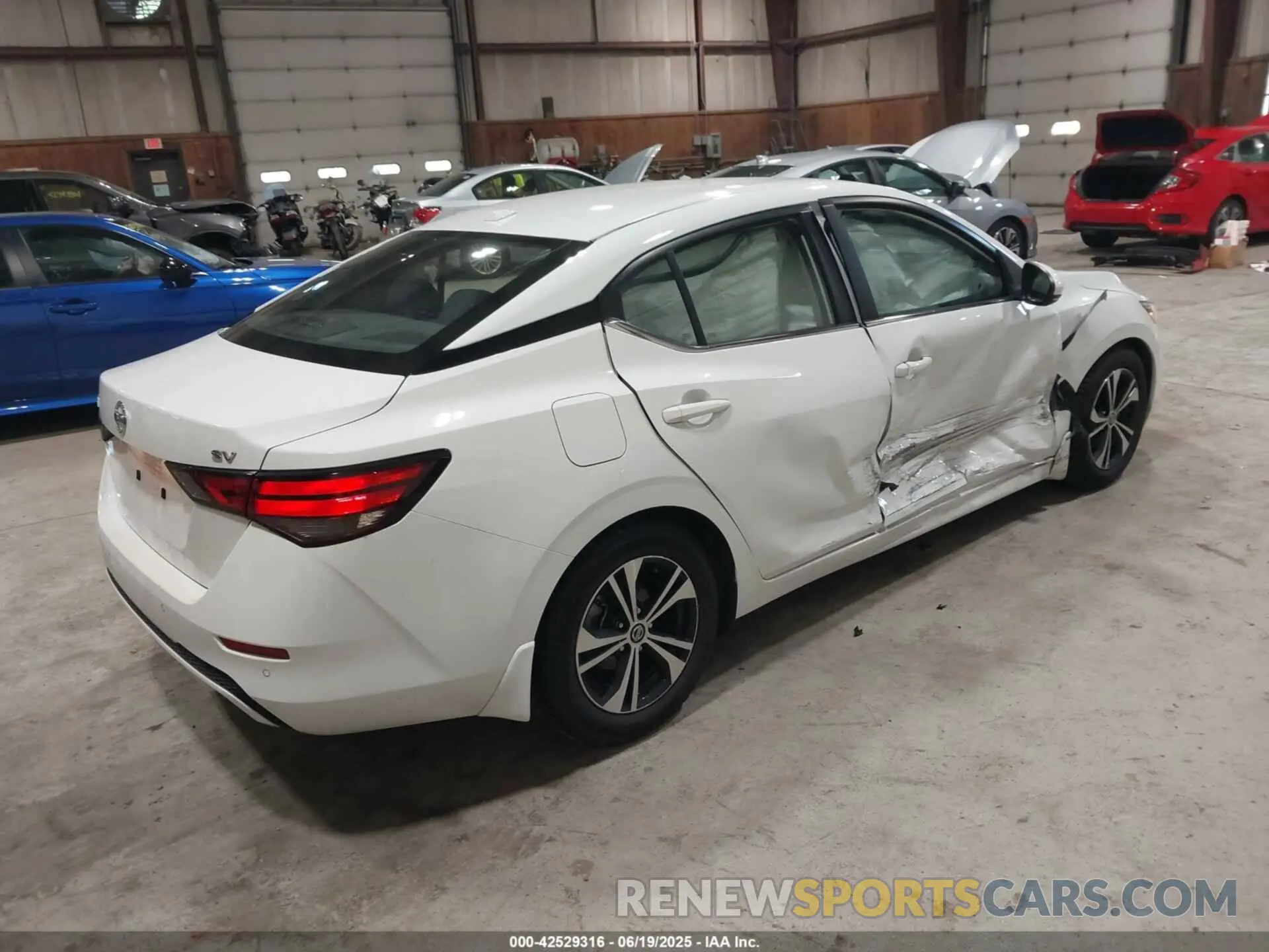 4 Photograph of a damaged car 3N1AB8CV7LY286351 NISSAN SENTRA 2020
