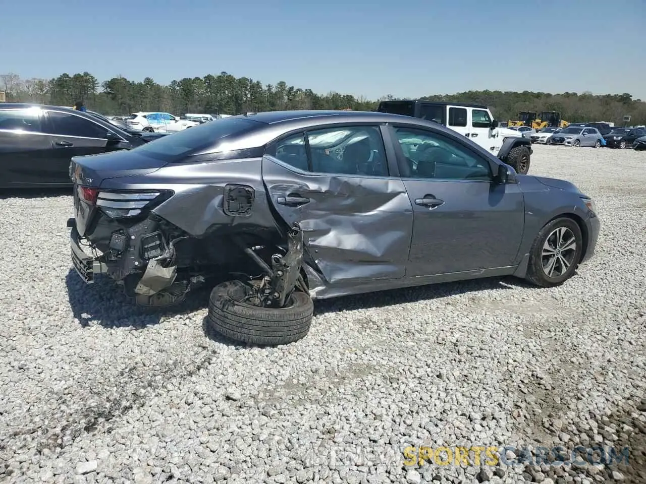3 Photograph of a damaged car 3N1AB8CV7LY306033 NISSAN SENTRA 2020