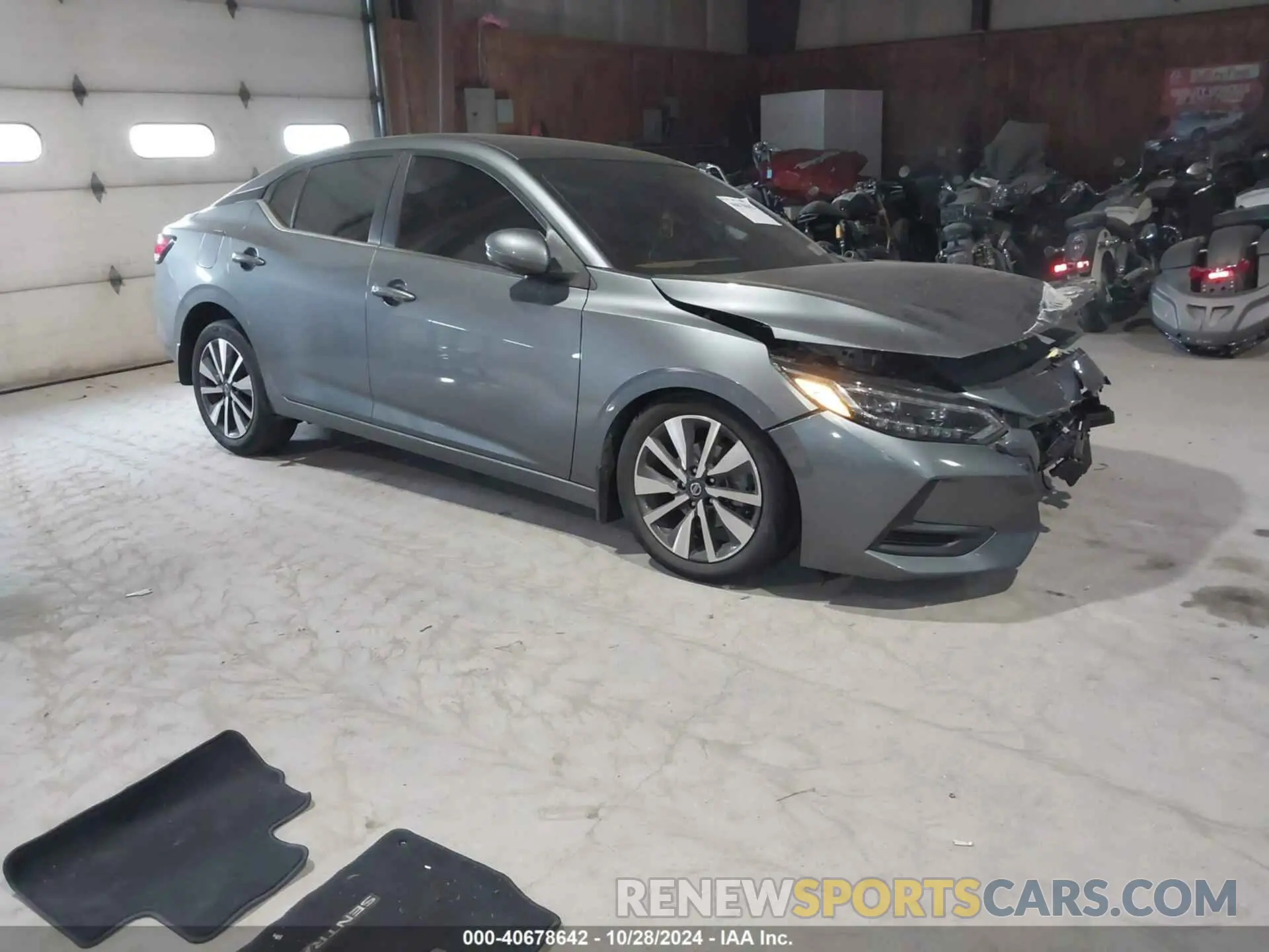 1 Photograph of a damaged car 3N1AB8CV7LY306730 NISSAN SENTRA 2020
