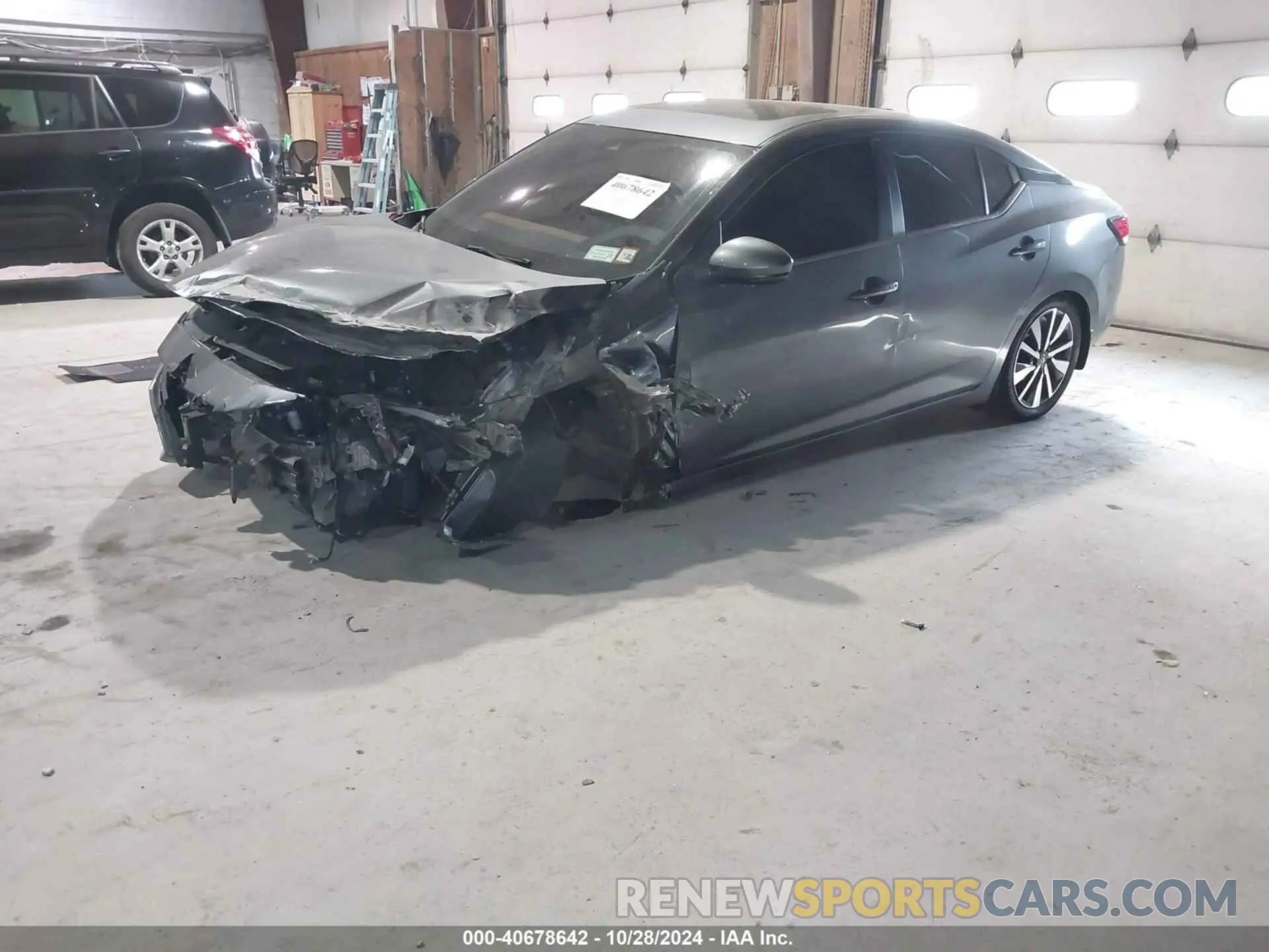 2 Photograph of a damaged car 3N1AB8CV7LY306730 NISSAN SENTRA 2020