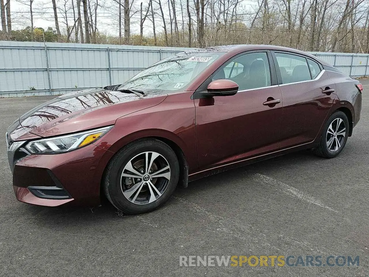 1 Photograph of a damaged car 3N1AB8CV8LY225641 NISSAN SENTRA 2020