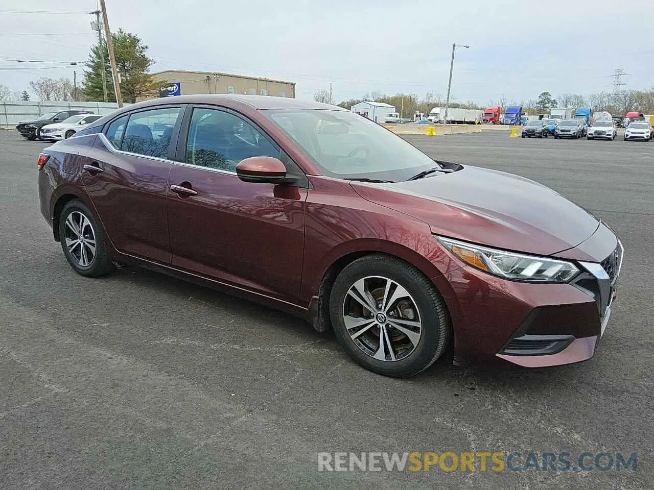 4 Photograph of a damaged car 3N1AB8CV8LY225641 NISSAN SENTRA 2020