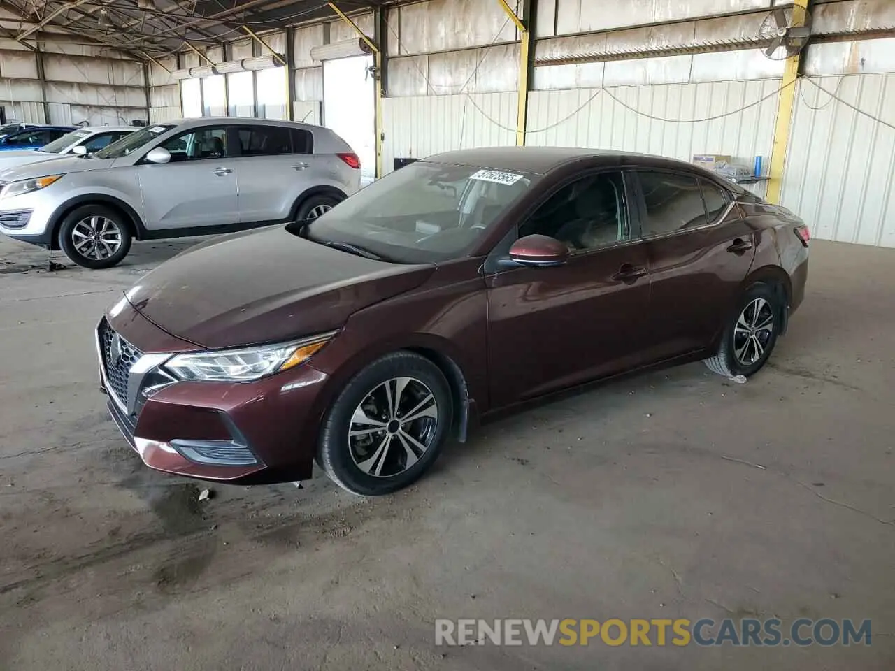 1 Photograph of a damaged car 3N1AB8CV8LY226093 NISSAN SENTRA 2020