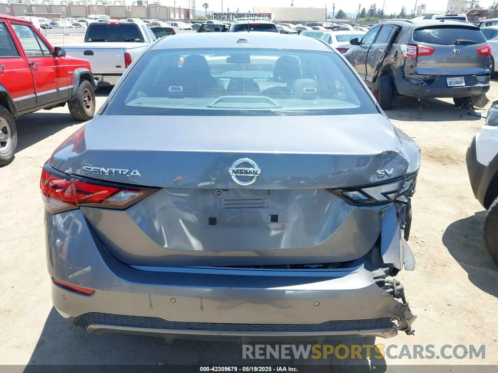 16 Photograph of a damaged car 3N1AB8CV8LY251253 NISSAN SENTRA 2020