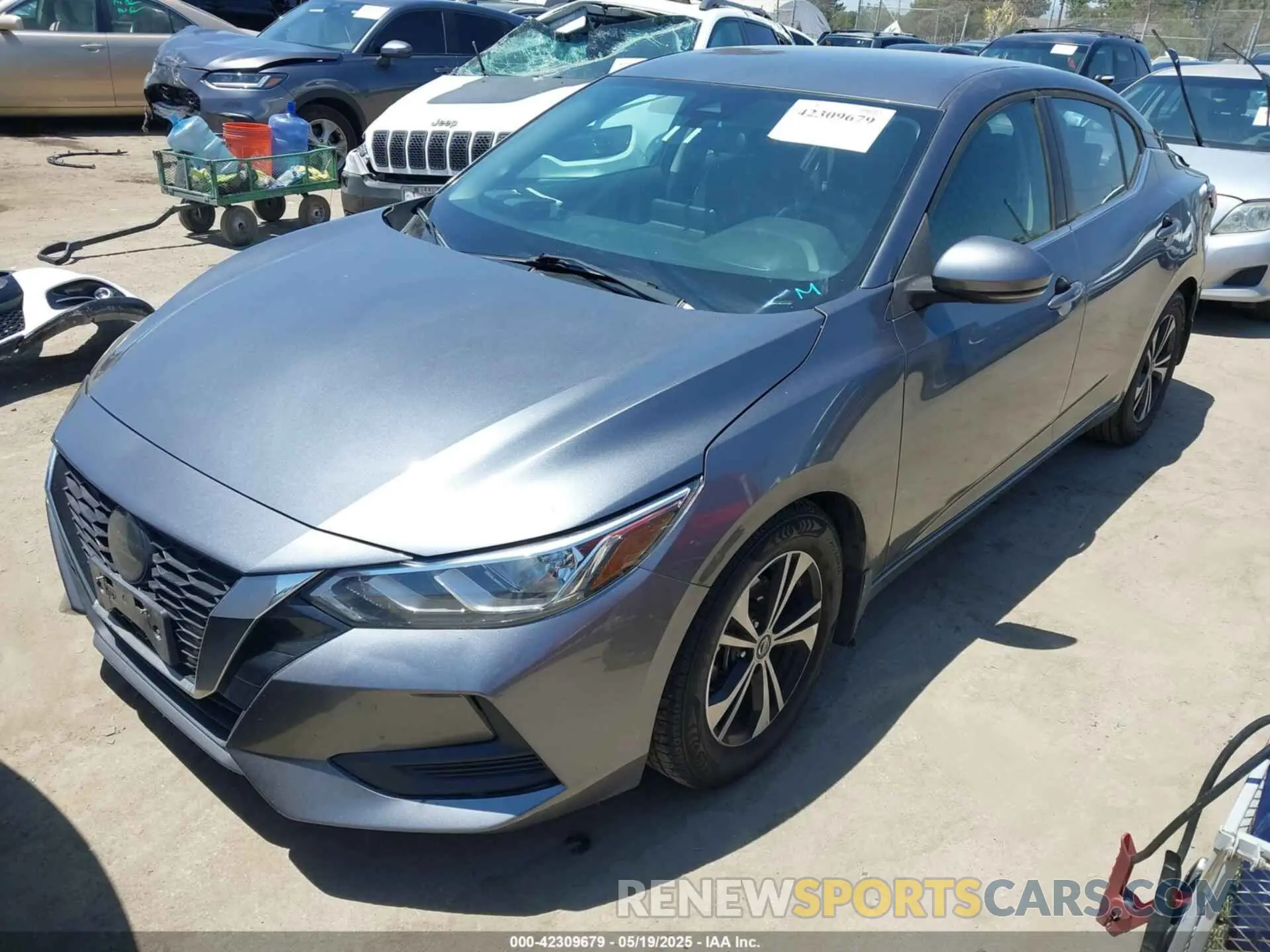 2 Photograph of a damaged car 3N1AB8CV8LY251253 NISSAN SENTRA 2020