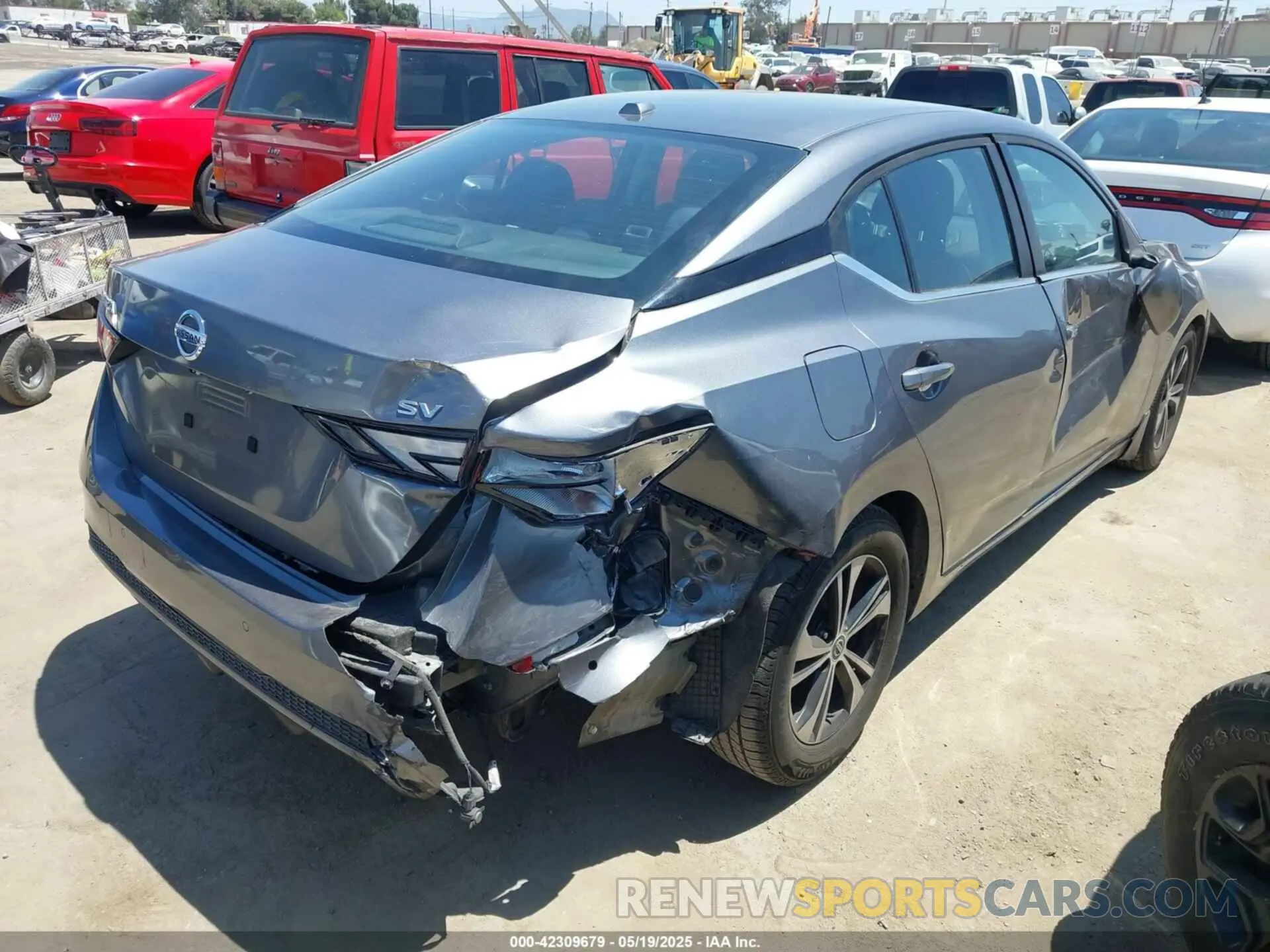 4 Photograph of a damaged car 3N1AB8CV8LY251253 NISSAN SENTRA 2020