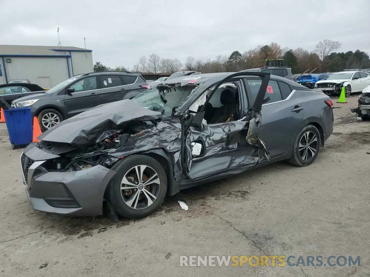 1 Photograph of a damaged car 3N1AB8CV8LY255156 NISSAN SENTRA 2020
