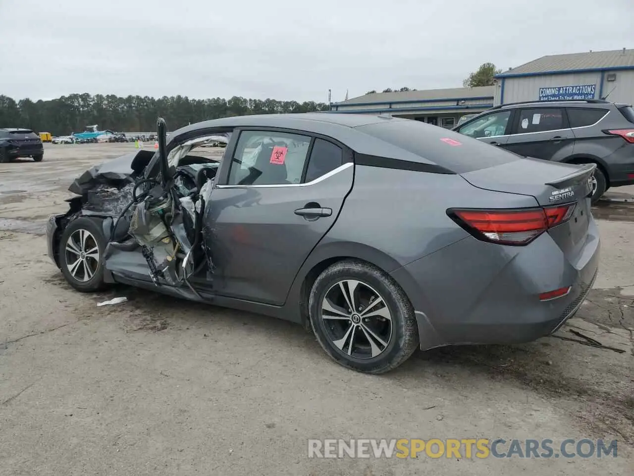 2 Photograph of a damaged car 3N1AB8CV8LY255156 NISSAN SENTRA 2020