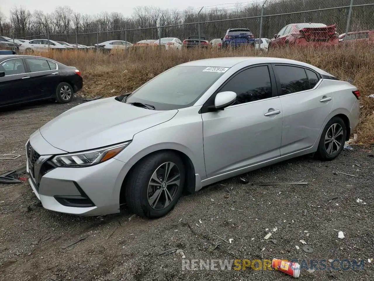 1 Photograph of a damaged car 3N1AB8CV8LY280266 NISSAN SENTRA 2020