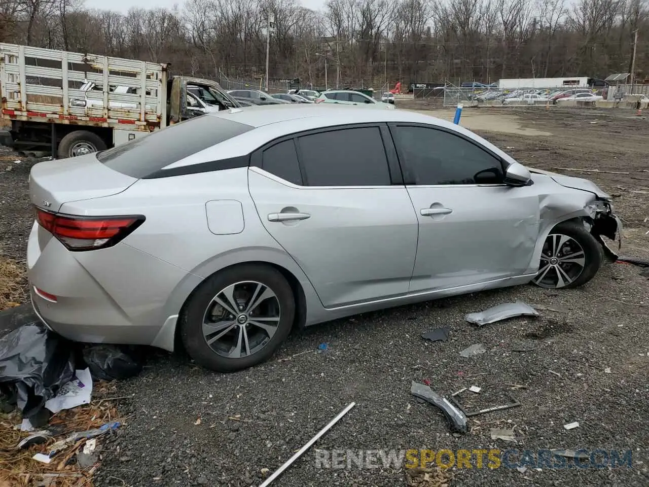 3 Photograph of a damaged car 3N1AB8CV8LY280266 NISSAN SENTRA 2020