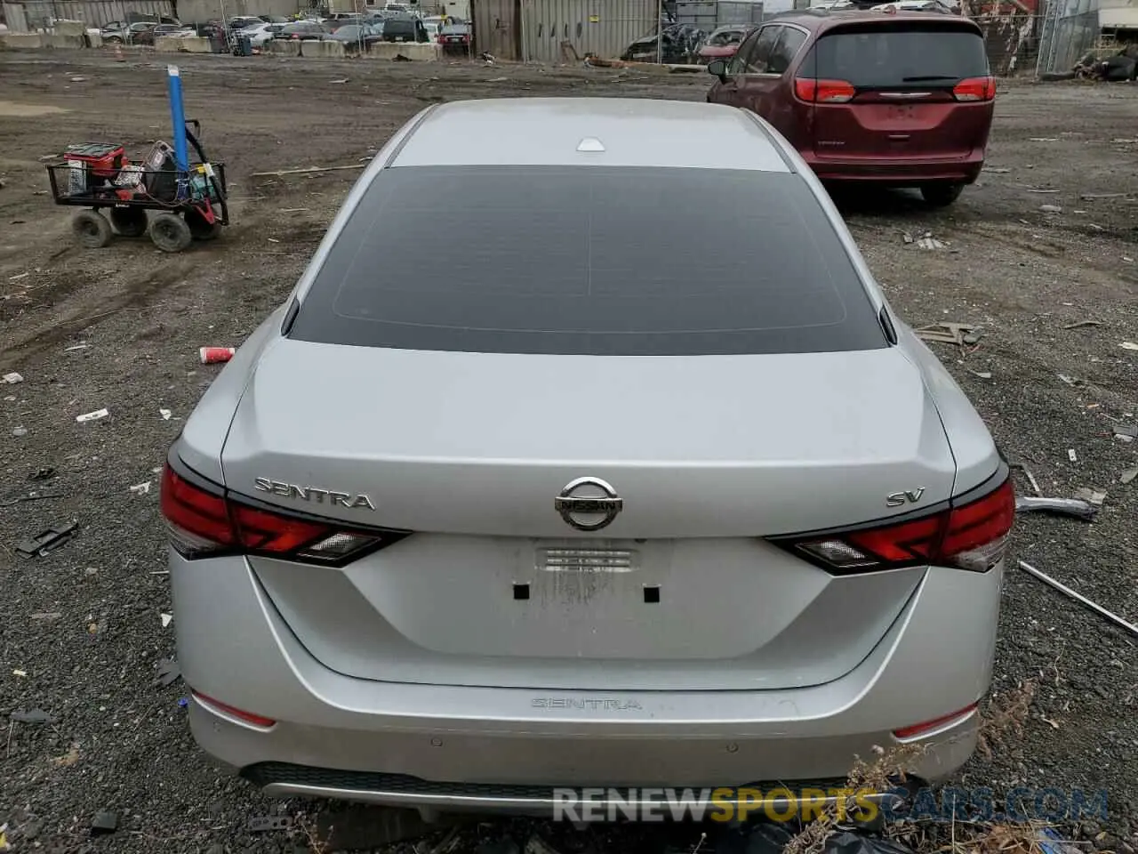 6 Photograph of a damaged car 3N1AB8CV8LY280266 NISSAN SENTRA 2020
