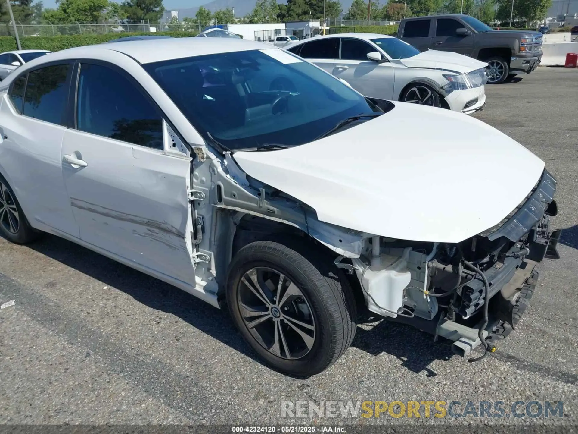 6 Photograph of a damaged car 3N1AB8CV8LY308373 NISSAN SENTRA 2020