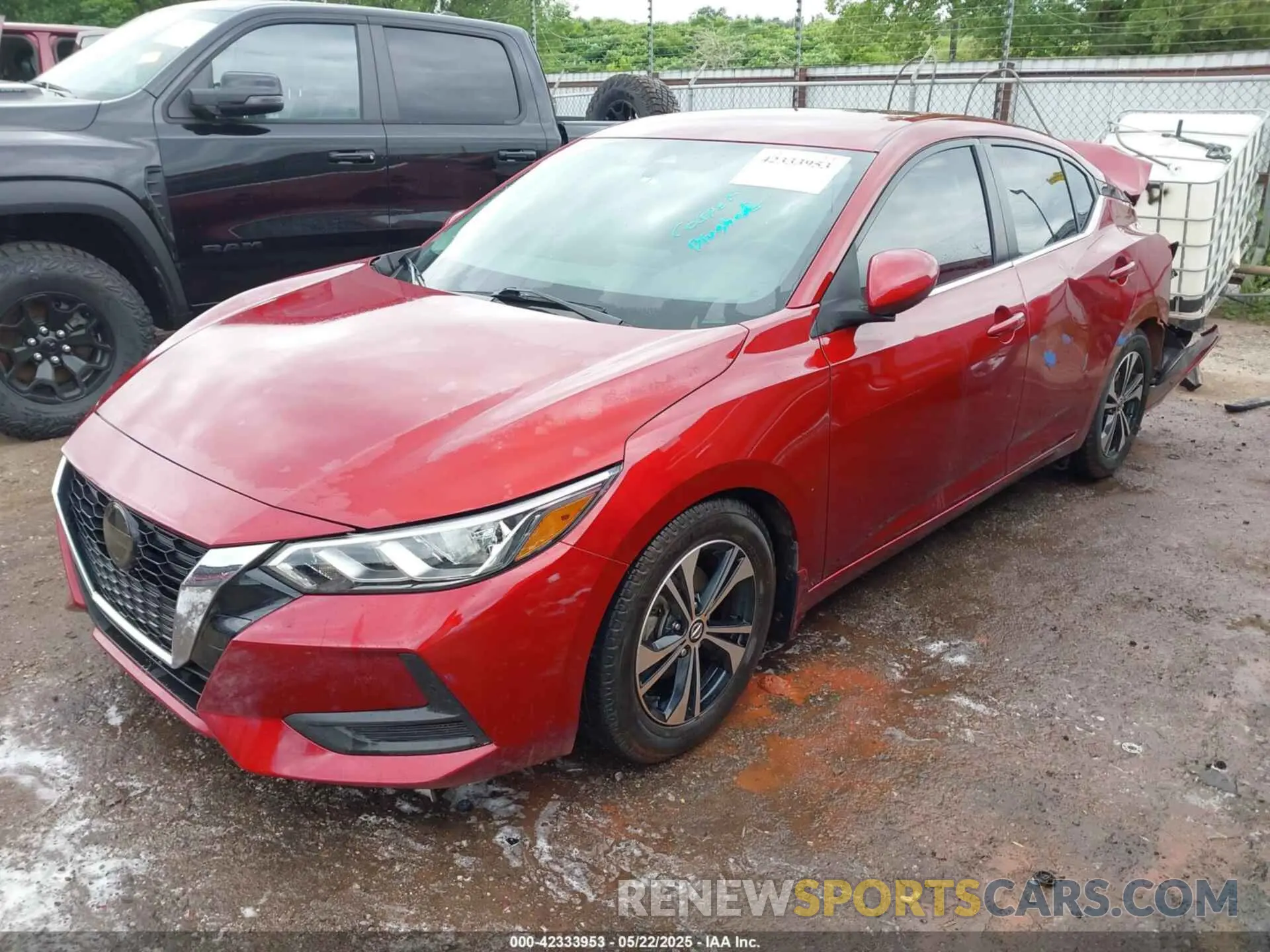 2 Photograph of a damaged car 3N1AB8CV8LY309538 NISSAN SENTRA 2020