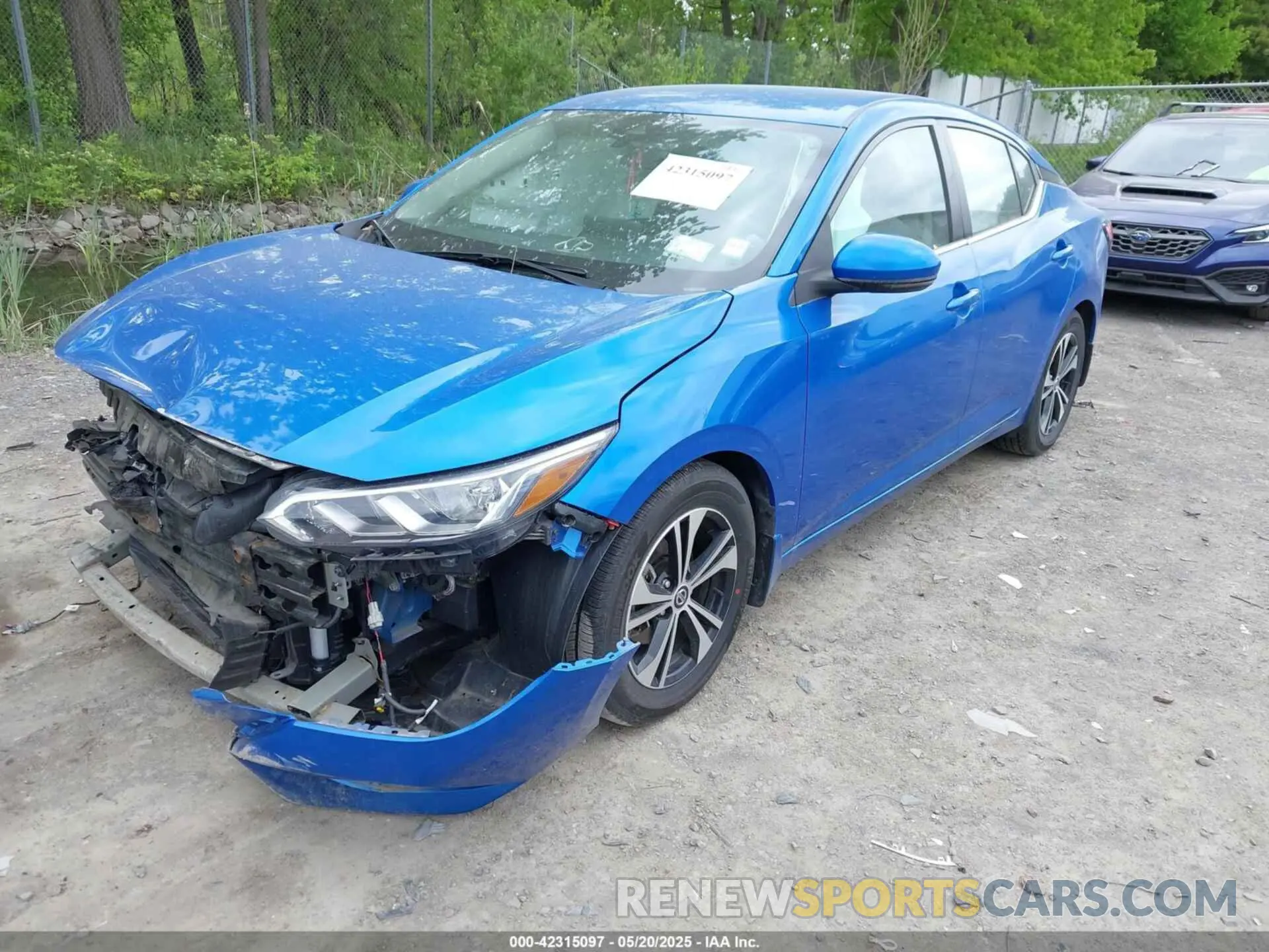2 Фотография поврежденного автомобиля 3N1AB8CV8LY313086 NISSAN SENTRA 2020