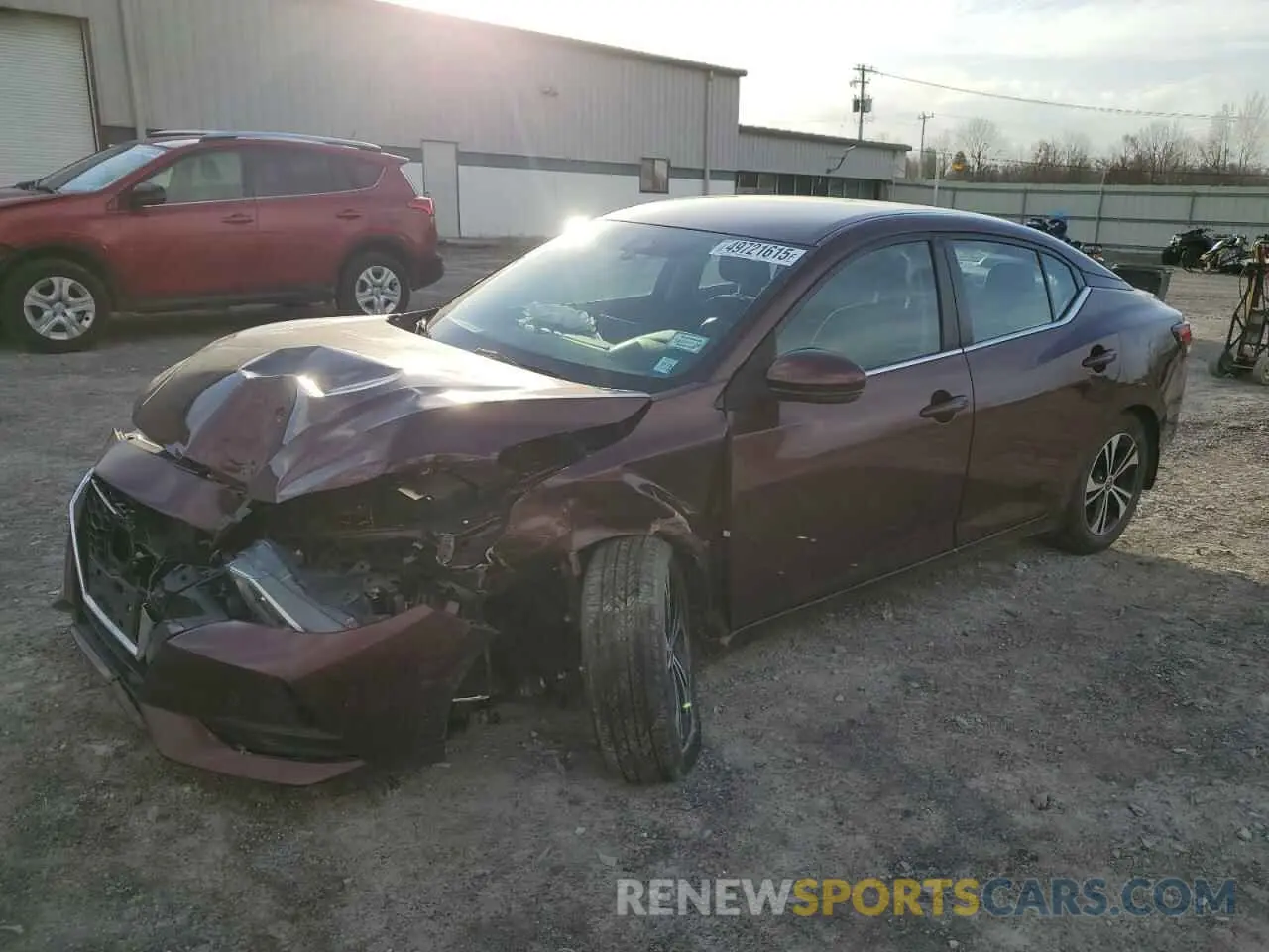 1 Photograph of a damaged car 3N1AB8CV8LY313301 NISSAN SENTRA 2020