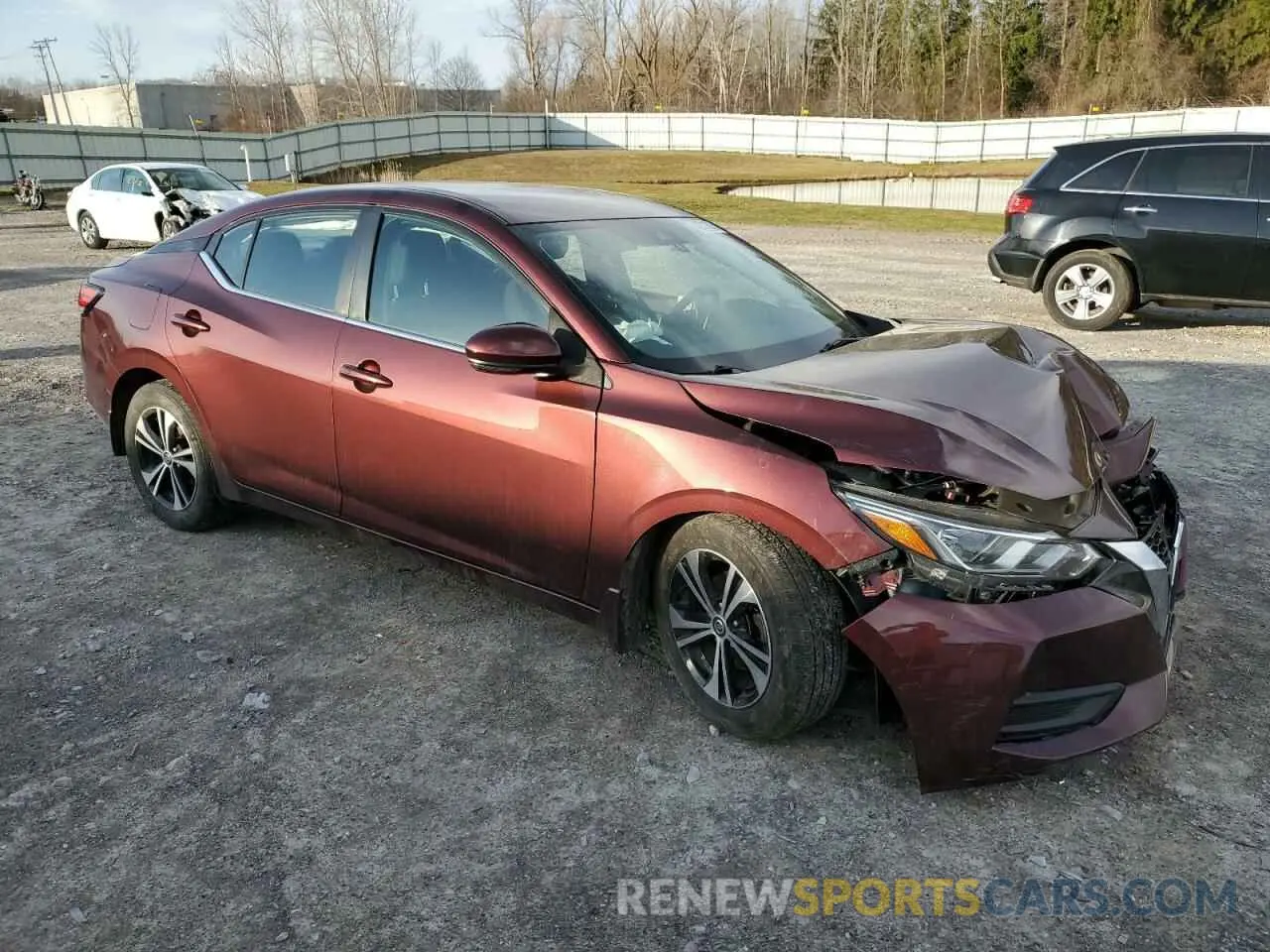 4 Photograph of a damaged car 3N1AB8CV8LY313301 NISSAN SENTRA 2020