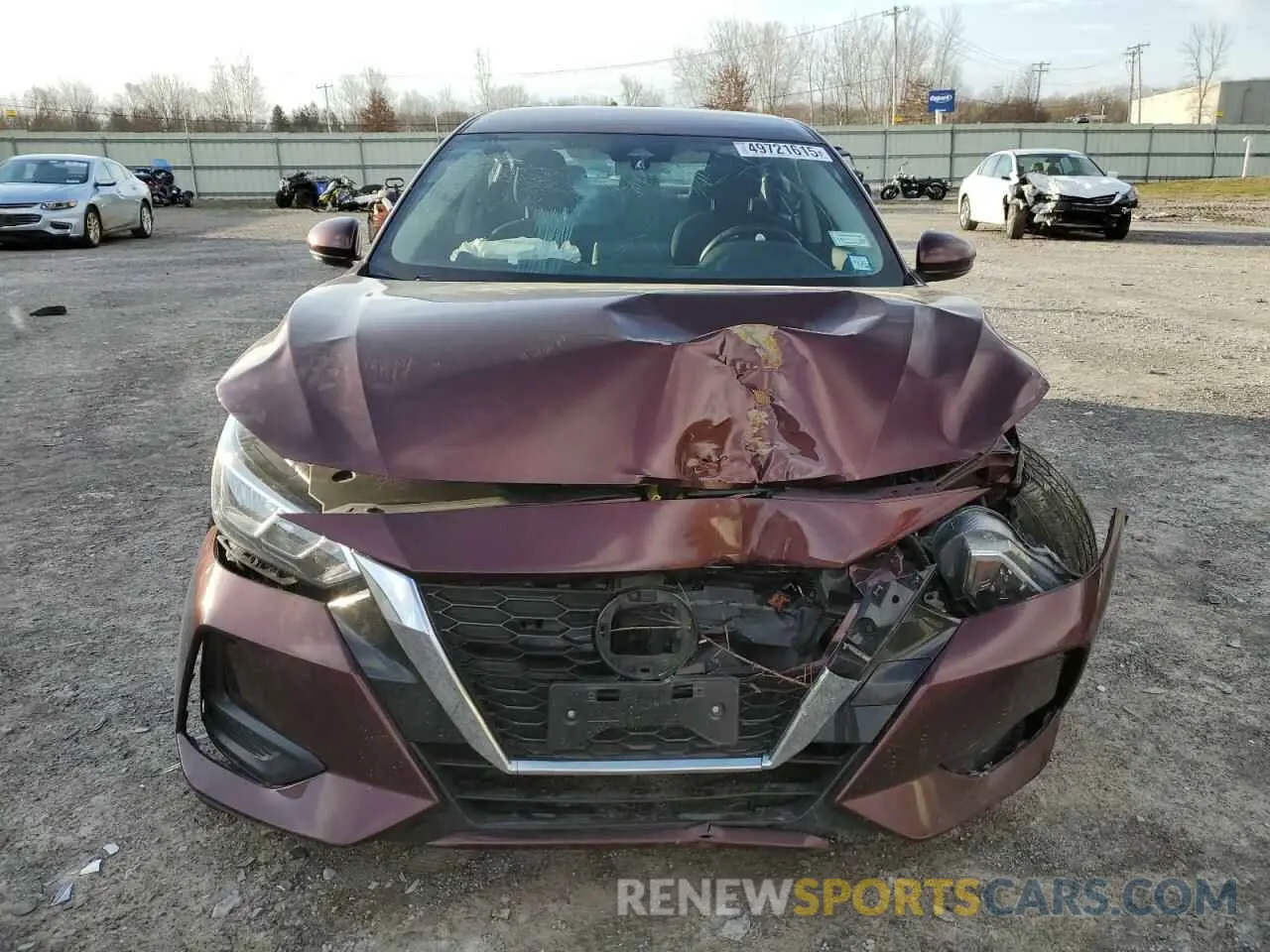 5 Photograph of a damaged car 3N1AB8CV8LY313301 NISSAN SENTRA 2020