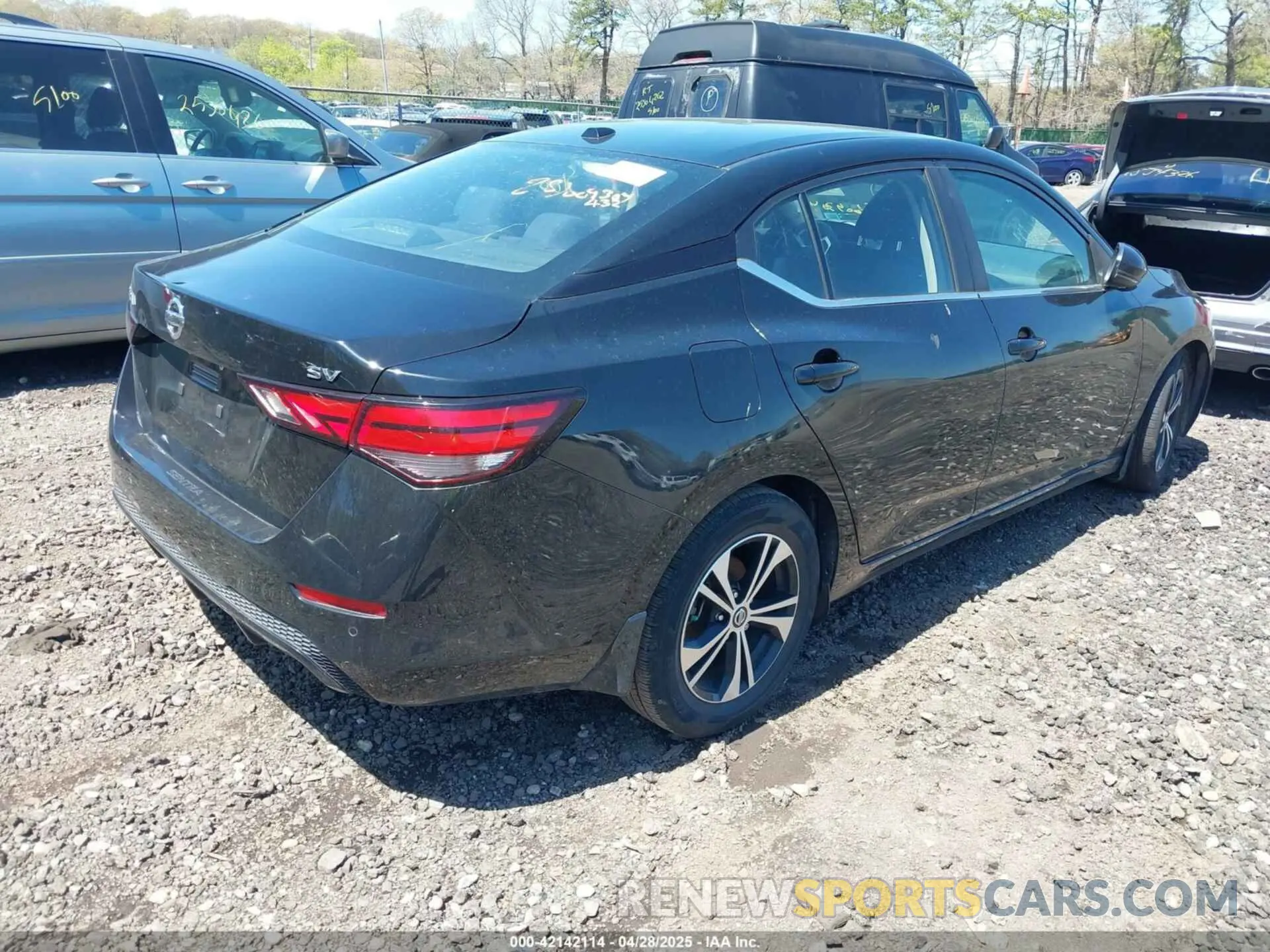 4 Фотография поврежденного автомобиля 3N1AB8CV9LY205897 NISSAN SENTRA 2020