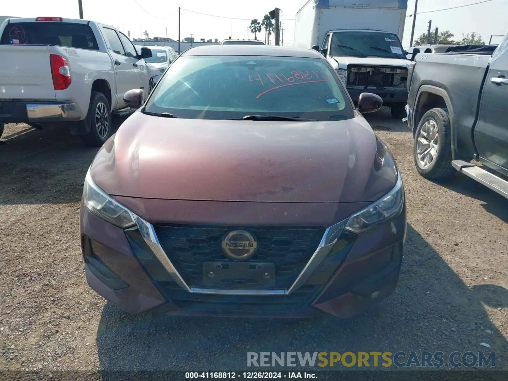 12 Photograph of a damaged car 3N1AB8CV9LY227981 NISSAN SENTRA 2020