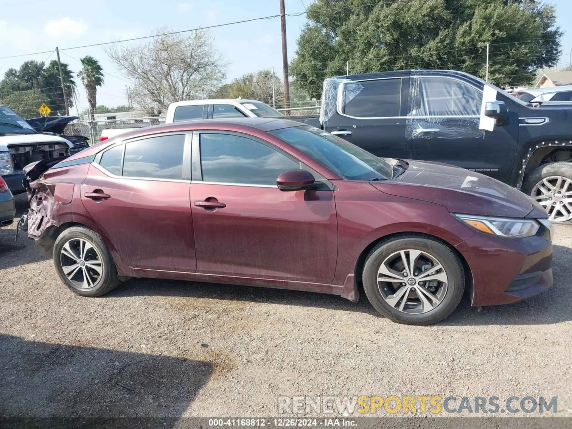 13 Photograph of a damaged car 3N1AB8CV9LY227981 NISSAN SENTRA 2020