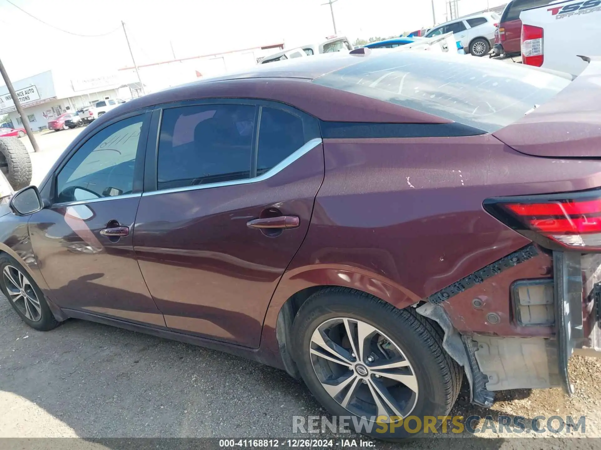 14 Photograph of a damaged car 3N1AB8CV9LY227981 NISSAN SENTRA 2020