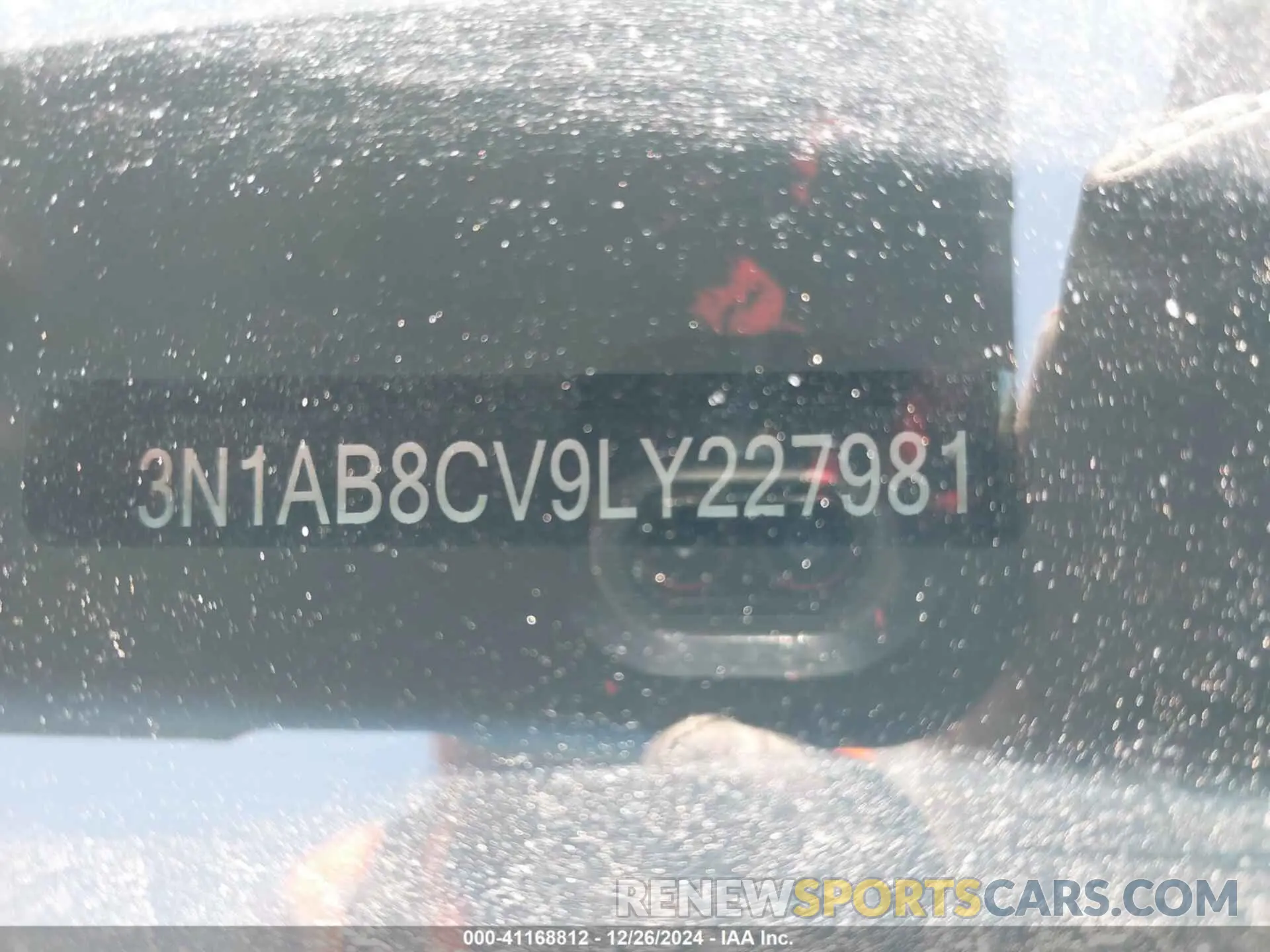 9 Photograph of a damaged car 3N1AB8CV9LY227981 NISSAN SENTRA 2020