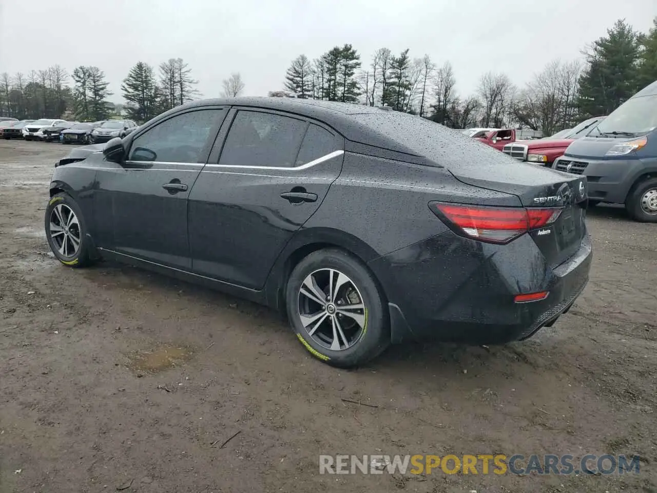 2 Photograph of a damaged car 3N1AB8CV9LY259636 NISSAN SENTRA 2020