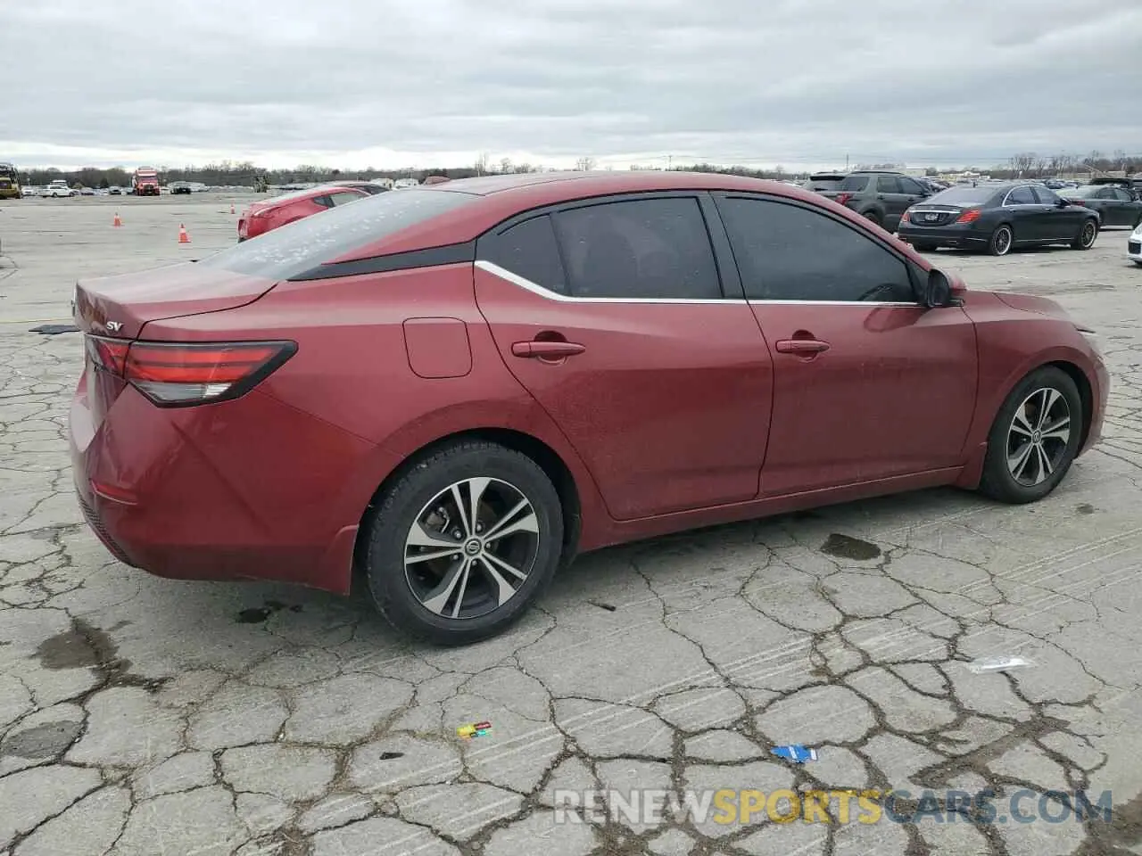 3 Photograph of a damaged car 3N1AB8CV9LY263878 NISSAN SENTRA 2020
