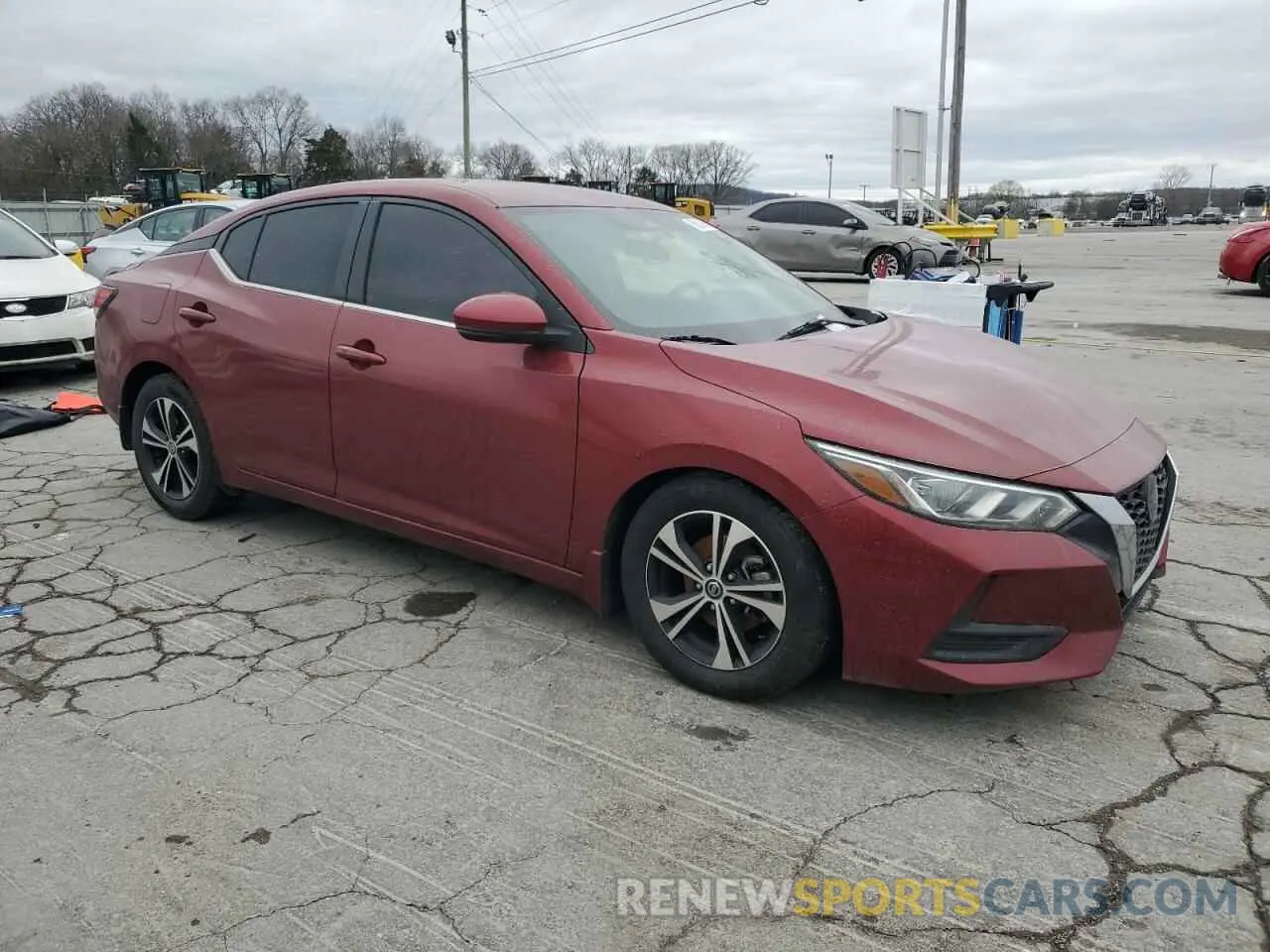 4 Photograph of a damaged car 3N1AB8CV9LY263878 NISSAN SENTRA 2020