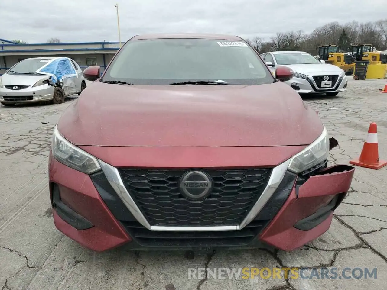 5 Photograph of a damaged car 3N1AB8CV9LY263878 NISSAN SENTRA 2020