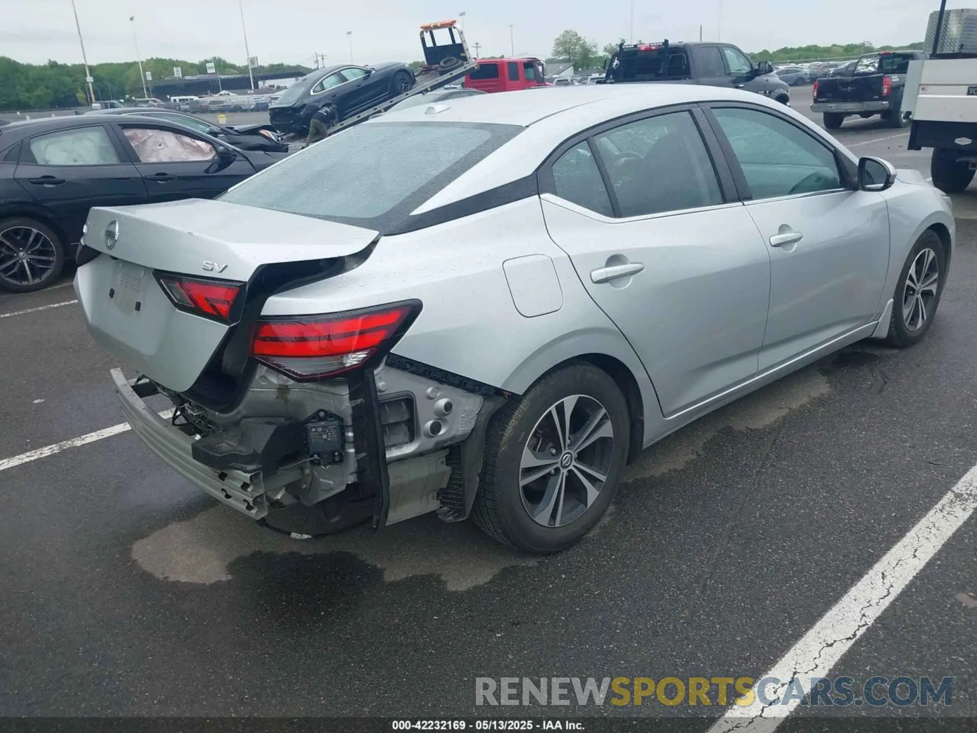 4 Photograph of a damaged car 3N1AB8CV9LY264805 NISSAN SENTRA 2020